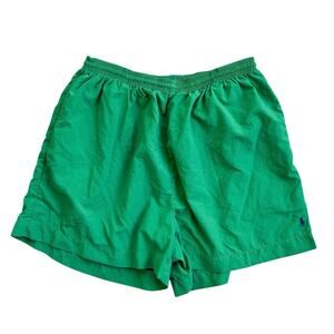 Vtg 1990s Ralph Lauren Above the Knee Lined Swim Shorts Size Large